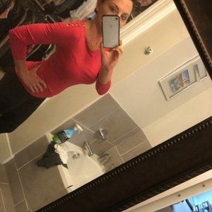 Boat Neck Pink Top